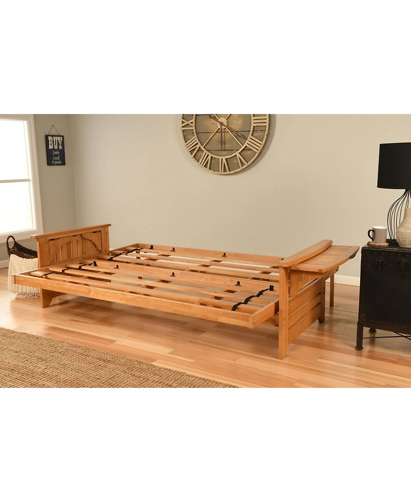 Phoenix Futon in Butternut Finish