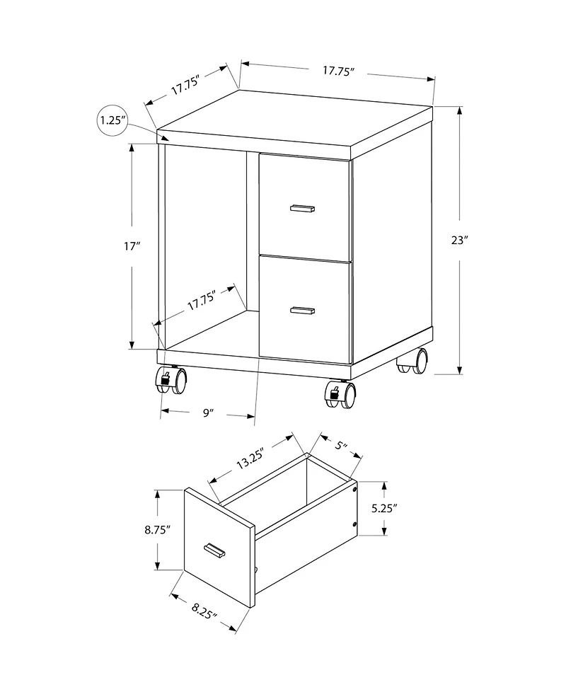 Monarch Specialties Office Cabinet