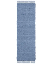 Lauren Ralph Lauren Amalie LRL6350A Blue 2'6" X 8' Runner Area Rug