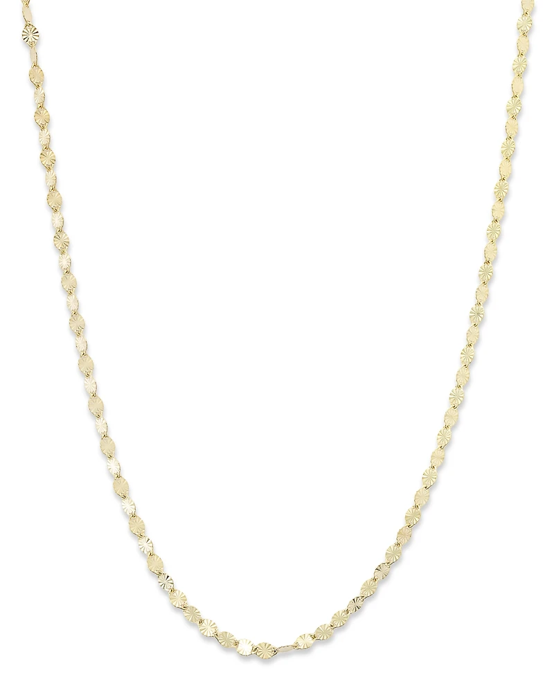 Giani Bernini 18K Gold over Sterling Silver Necklace, 20" Diamond-Cut Chain