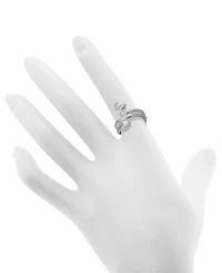 And Now This Snake Coil Ring Silver-Plate