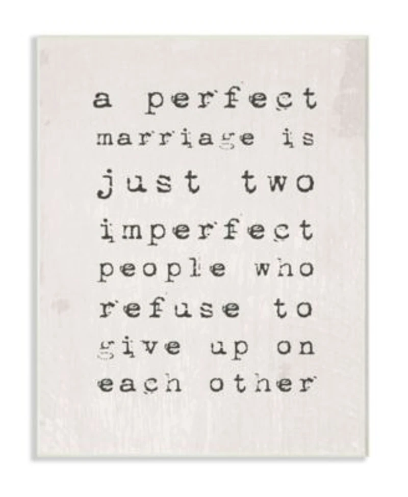 Stupell Industries A Perfect Marriage Wall Art Collection