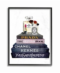Stupell Industries Glam Fashion Book Set With Makeup Wall Art Collection
