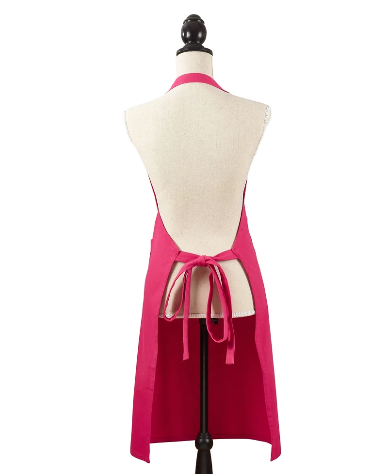 Saro Lifestyle Classic Cuisine Denim Pocket Apron