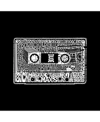 La Pop Art Men's Word Art Long Sleeve T-Shirt - The 80's