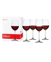 Spiegelau Salute Red Wine Glasses, Set of 4, 19.4 Oz