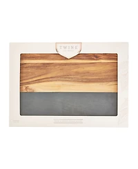 Twine Wood with Slate Cheese and Charcuterie Board