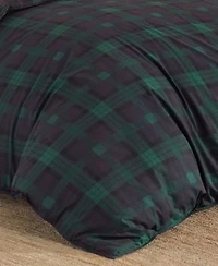 Eddie Bauer Woodland Tartan Green Comforter Sets
