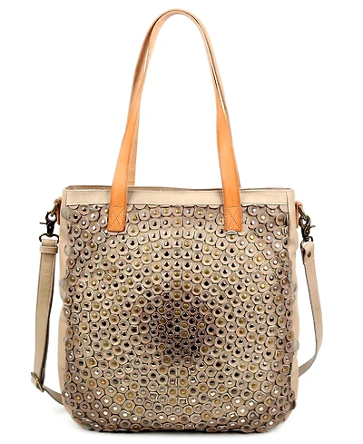Old Trend Stellar Stud Leather Tote Bag