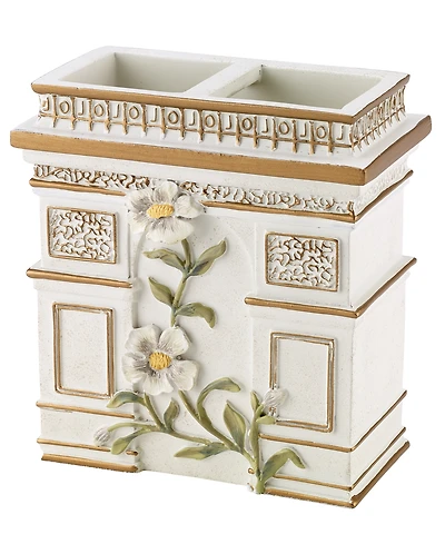 Avanti Paris Botanique Hand Painted Resin Toothbrush Holder