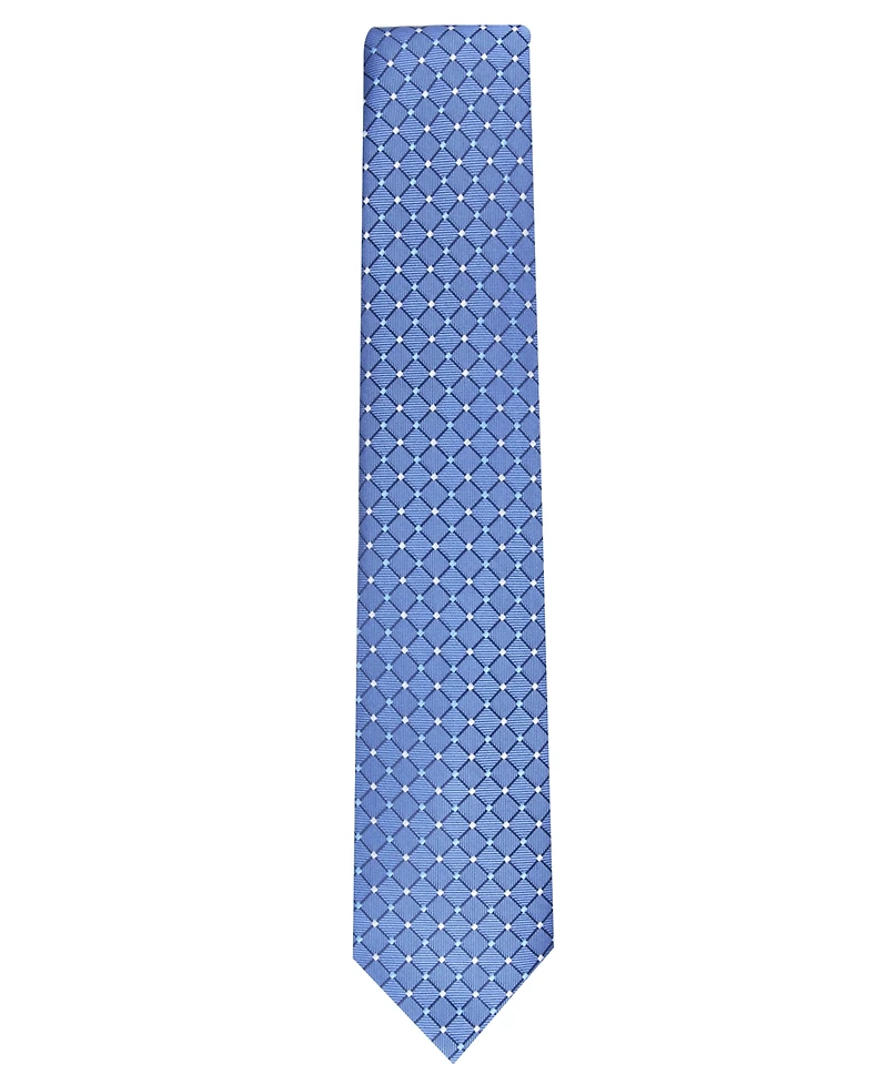 Club Room Men's Classic Grid Tie, Created for Macy's
