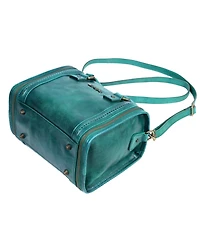Old Trend Women's Genuine Leather Mini Trunk Crossbody Bag