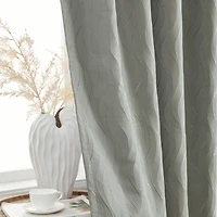 Hlc.me Camden Fashion 100% Blackout 2 Layer Winter Heat Blocking Thermal Insulated Energy Savings Window Curtain Drapery Grommet Panels for Office & B