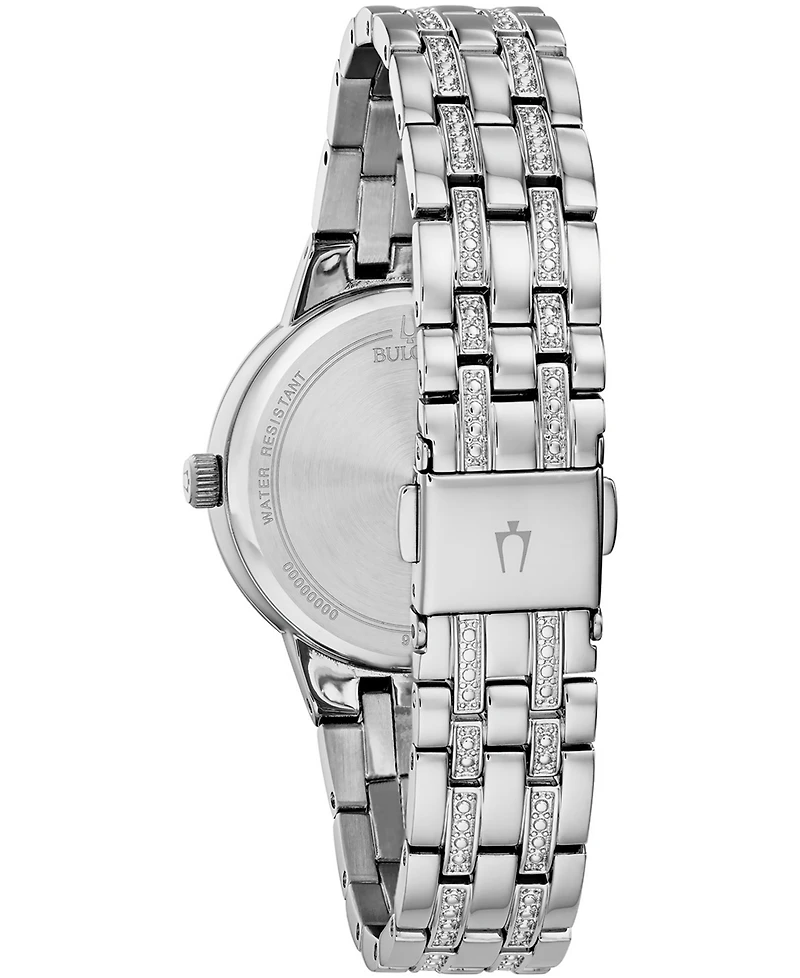 Bulova Women's Phantom Stainless Steel & Crystal Bracelet Watch 32.5mm