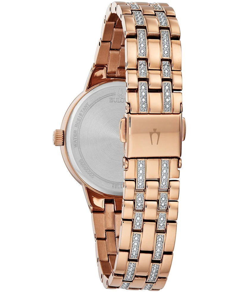 Bulova Women's Phantom Two-Tone Stainless Steel & Crystal Bracelet Watch 32.5mm