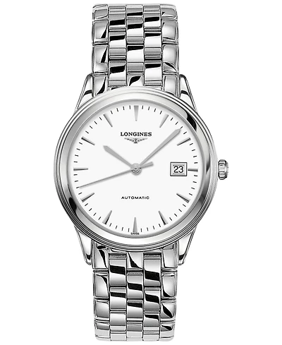 Longines Men's Swiss Automatic Flagship Stainless Steel Bracelet Watch 38mm