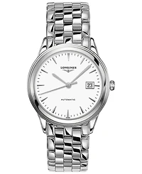 Longines Men's Swiss Automatic Flagship Stainless Steel Bracelet Watch 38mm