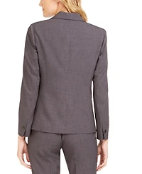 Anne Klein Single-Button Notched-Lapel Blazer