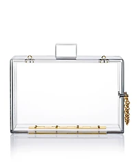 Milanblocks Trendy Transparent Acrylic Clutch