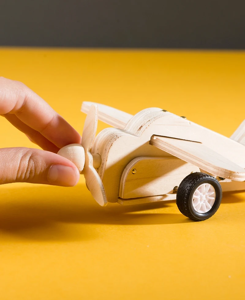 Stanley Jr. Diy Wood Airplane Pull Back Toy Kit
