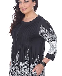 White Mark Plus Dulce Tunic Top