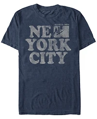 Mtv Men's New York City Logo Short Sleeve T-Shirts