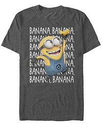 Minions Illumination Men's Despicable Me Bananas Short Sleeve T-Shirt