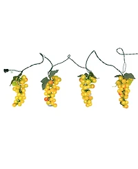 Northlight Set of 4 Clusters 100 Lights Tuscan Winery Grape Patio and Garden Novelty Christmas Light 20 Spacing