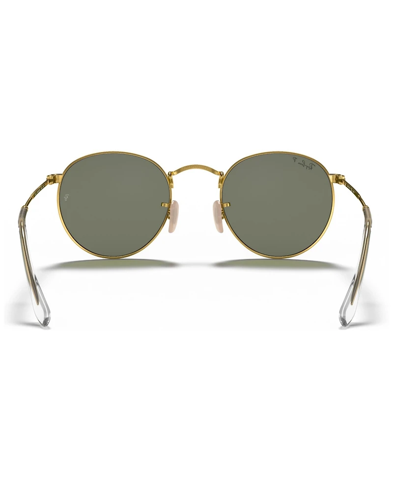 Ray-Ban Round Metal Polarized Sunglasses, RB3447 50