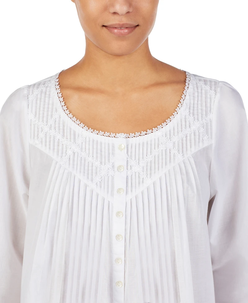 Eileen West Cotton Pintuck Ballet Nightgown