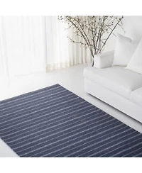 Lauren Ralph Lauren Miles Stripe Lrl6400d Navy Area Rug Collection