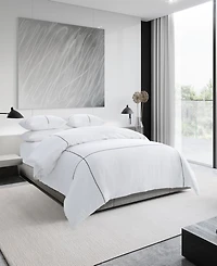 Vera Wang Zig Zag Cotton Sateen 3 Piece Comforter Set, King