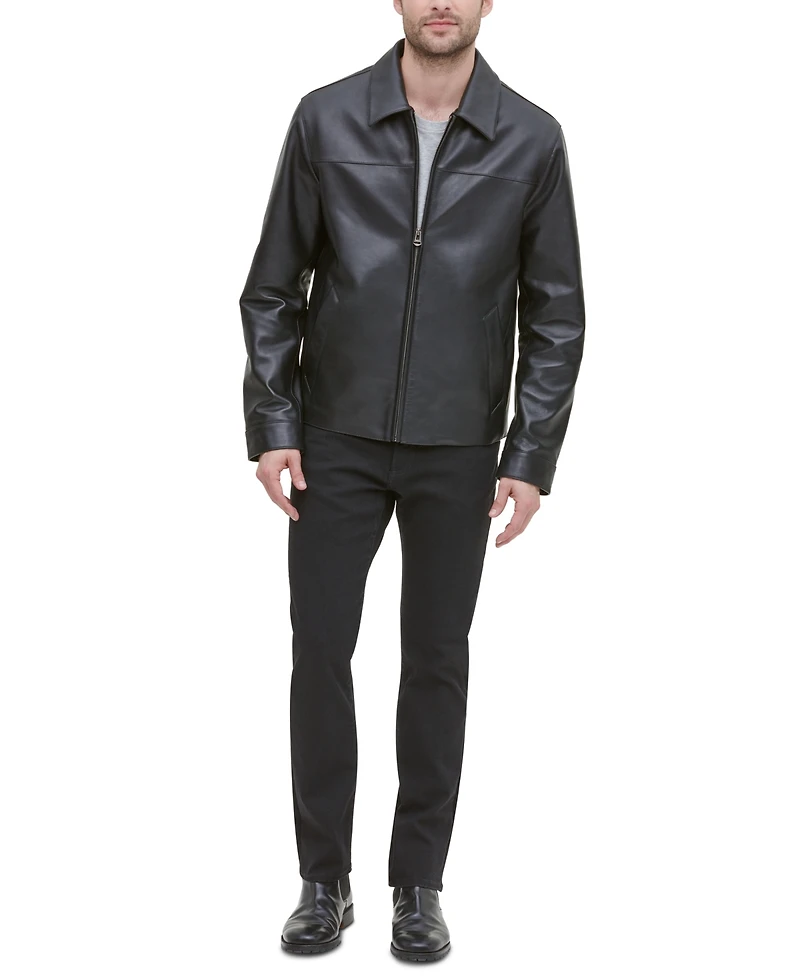 Cole Haan Men's Leather Jacket, Created for Macy's