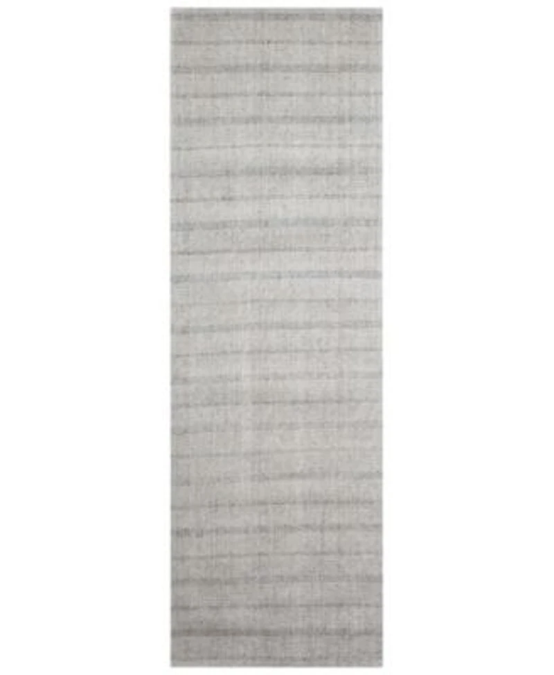 Lauren Ralph Lauren Miles Stripe Lrl6400c Silver Area Rug Collection