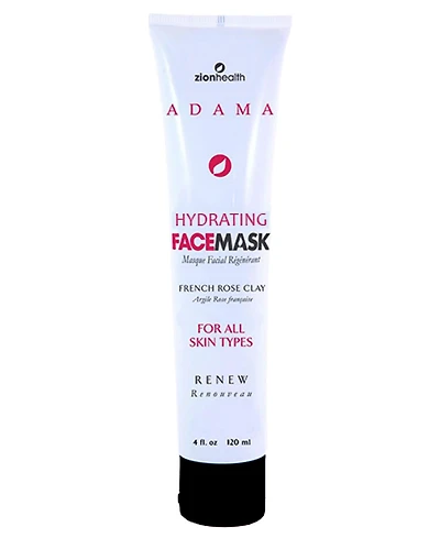 Zion Health Hydrating Face Mask, French Rose Clay Mask