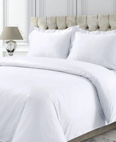 Tribeca Living 750 Thread Count Sateen Oversized Solid Duvet Cover Sets