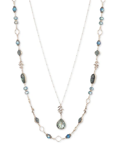 lonna & lilly Gold-Tone Stone & Bead 28" Layered Necklace