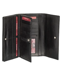 Mancini Equestrian-2 Collection Rfid Secure Trifold Wallet