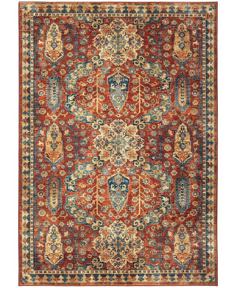 Closeout! Orian Alexandria Bombay Red 5'1" x 7'6" Area Rug
