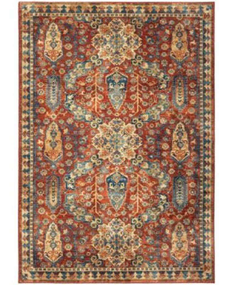 Closeout Alexandria Bombay Red Rug