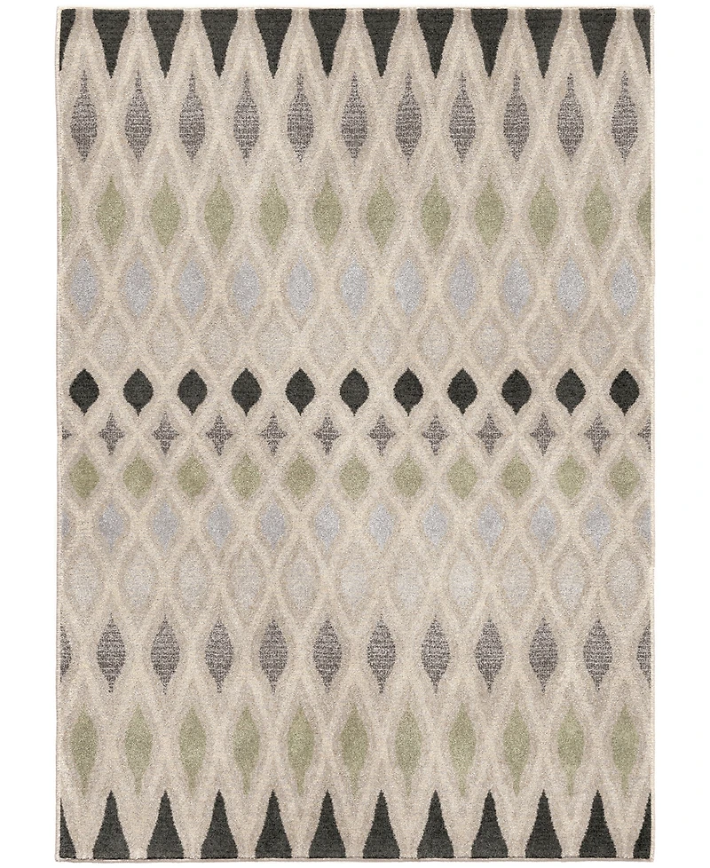 Closeout! Orian Riverstone Laveen Cloud Gray 5'3" x 7'6" Area Rug