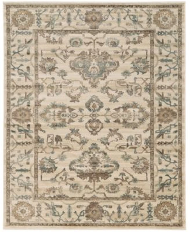Closeout Km Home Cantu Ivory Cream Area Rug Collection