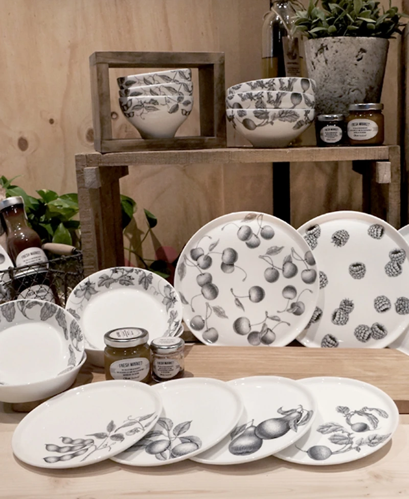 Twig New York Olive Market 6" Bread Plates - Set of 4