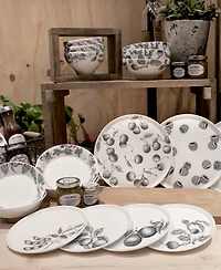 Twig New York Olive Market 6" Bread Plates - Set of 4