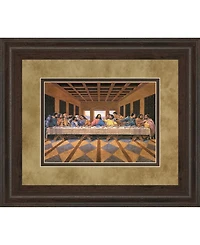 Classy Art Last Supper African, American Framed Print Wall Art - 34" x 40"