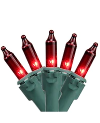 Northlight Set of Red Mini Christmas Lights 2.5" Spacing