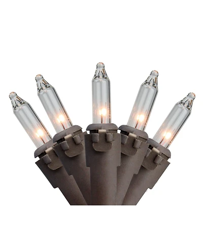 Northlight Set of Clear Mini Christmas Lights 2.5" Spacing