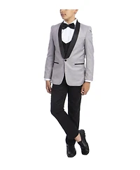 Perry Ellis Big Boy's 5-Piece Slim Fit Shawl Tuxedo Set