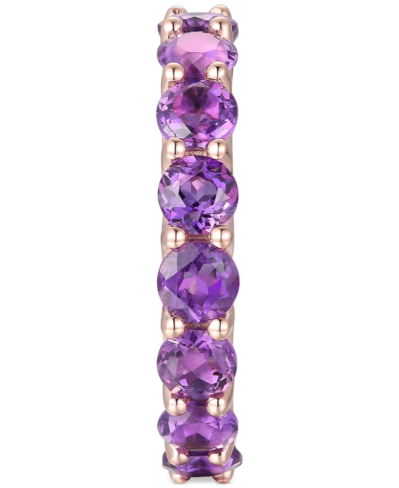 Rhodolite Garnet Band (1/2 c.t. t.w.) Sterling Silver (Also Available Citrine, Blue Topaz, Multi, Opal, and Amethyst)