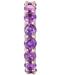 Rhodolite Garnet Band (1/2 c.t. t.w.) Sterling Silver (Also Available Citrine, Blue Topaz, Multi, Opal, and Amethyst)